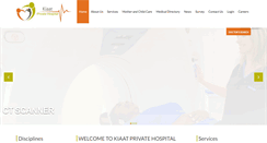 Desktop Screenshot of kiaathospital.com